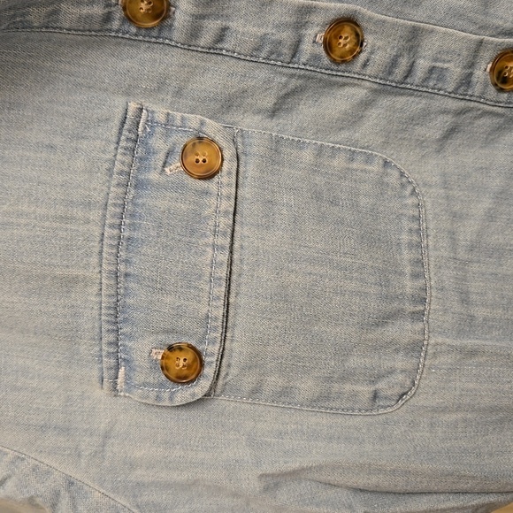 Sezane Jeannette 100% Cotton Short Sleeve Midi Dress - Picture 12 of 12